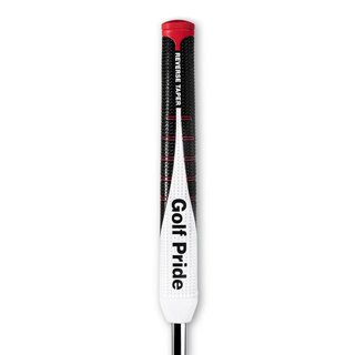 Golf Pride Reverse Taper putter grip, Round Medium, tapa roja