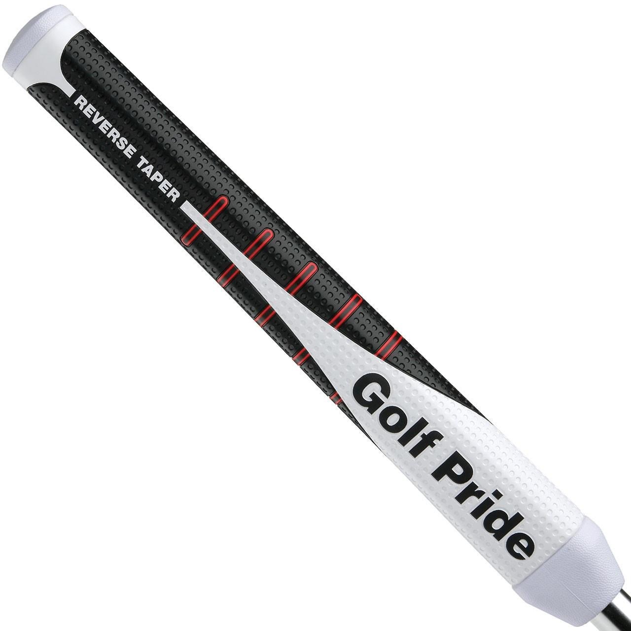 Golf Pride Reverse Taper putter grip, Round Medium, tapa roja