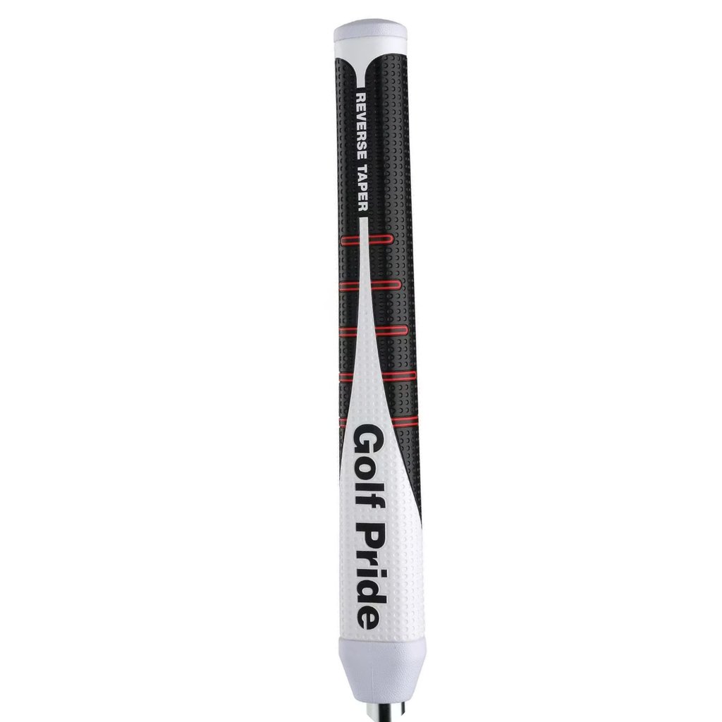 Golf Pride Reverse Taper putter grip, Round Medium, tapa roja