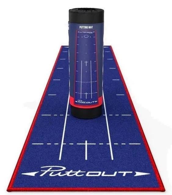 PuttOUT PuttOUT Putting Mat Medium Patriot 2,4m ayuda de entrenamiento