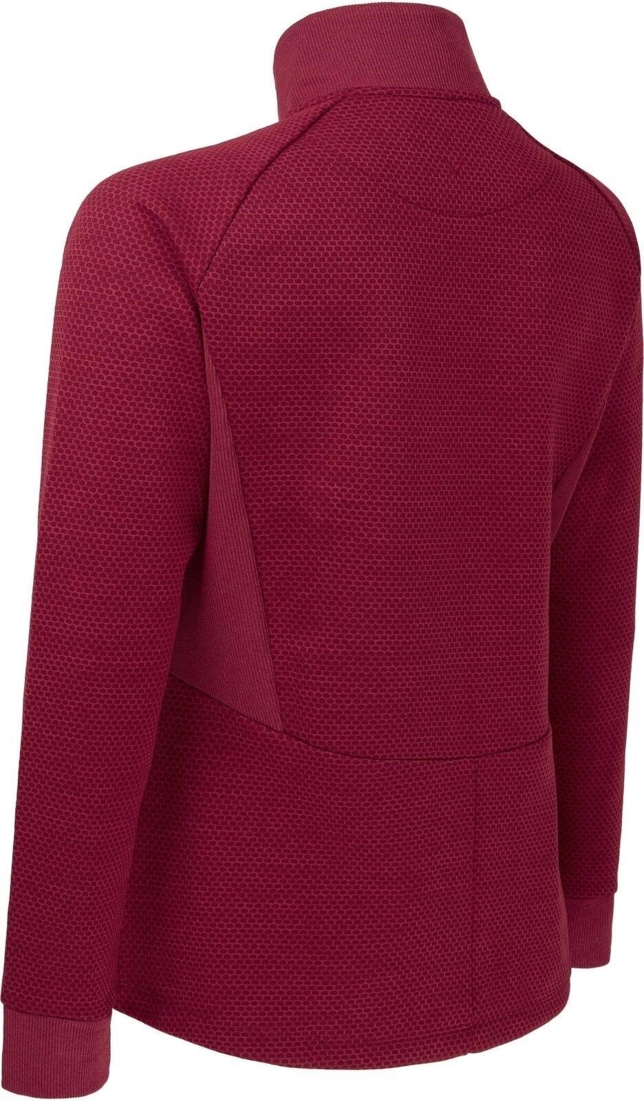 Callaway Full Zip Hexagon chaqueta de mujer, persian red heather