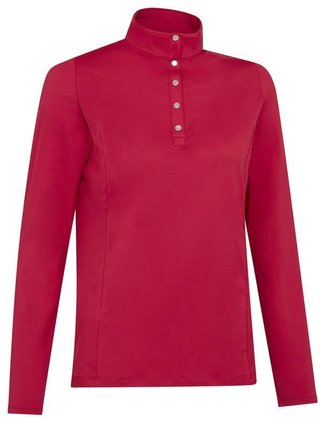 Callaway Thermal Longsleeve Fleece Back Jersey polo de mujer, persian red