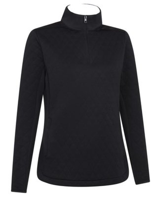 Callaway Quilted Fleece 1/4Zip sudadera de mujer, caviar