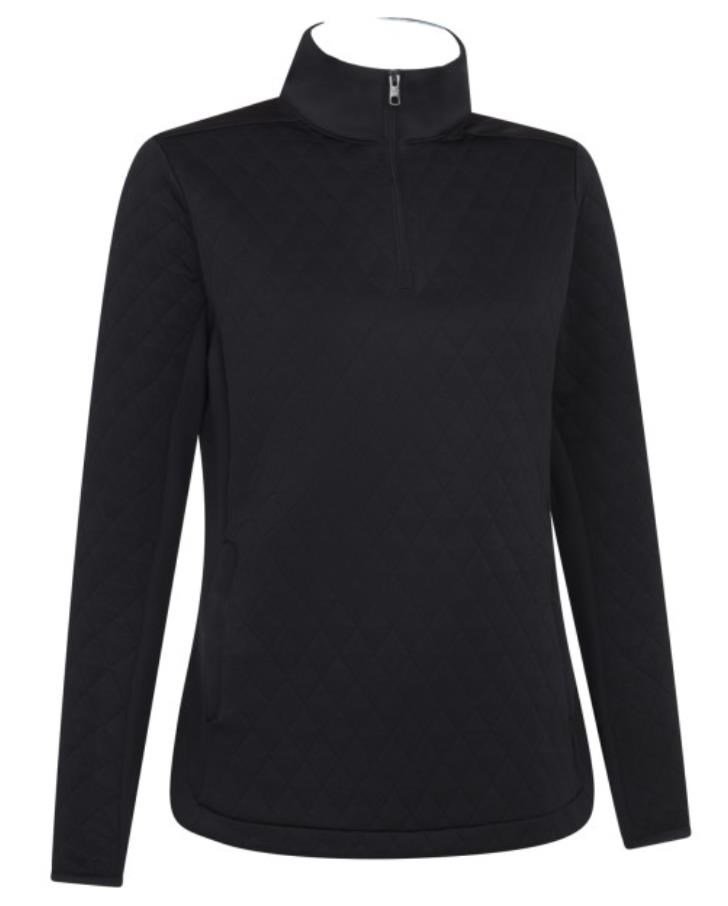 Callaway Quilted Fleece 1/4Zip sudadera de mujer, caviar