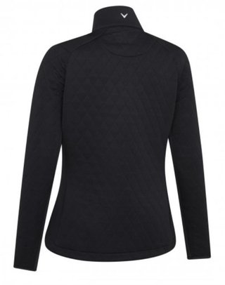 Callaway Quilted Fleece 1/4Zip sudadera de mujer, caviar