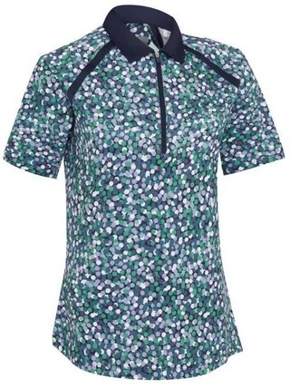 Callaway Hexagon Geo Raglan polo de mujer, peacoat