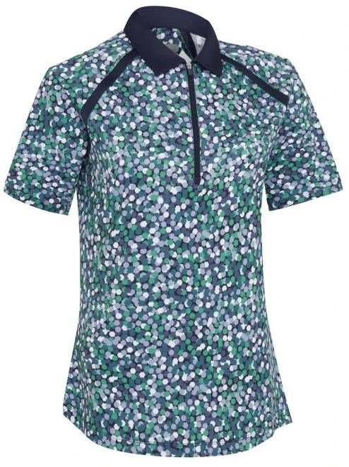 Callaway Hexagon Geo Raglan polo de mujer, peacoat
