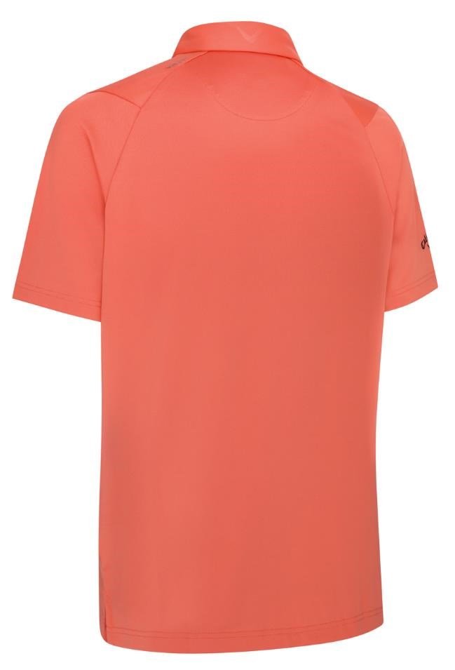 Callaway Swing Tech Tour Fit Solid polo de hombre, spiced coral