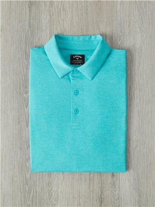 Callaway Premium Heathered polo de hombre, ceramic heather
