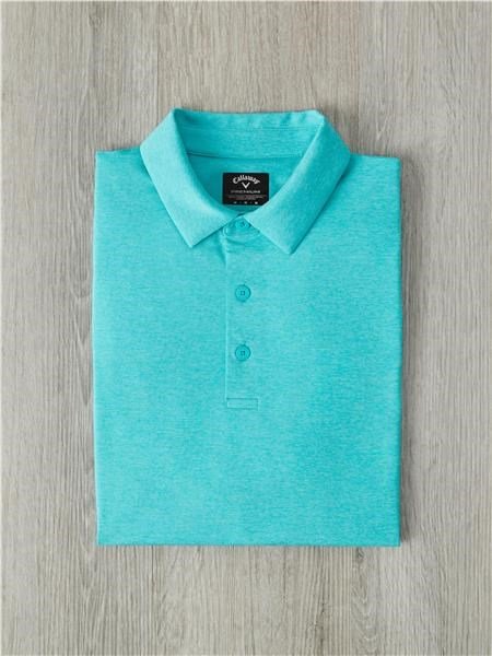 Callaway Premium Heathered polo de hombre, ceramic heather