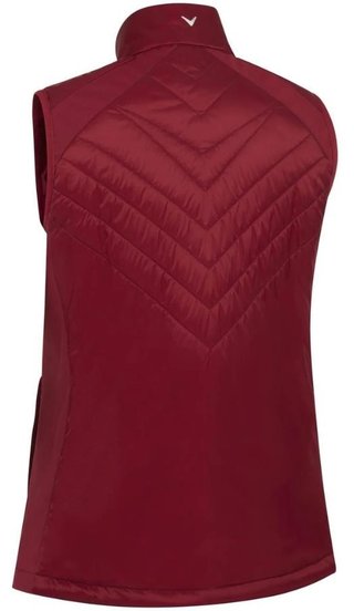 Callaway Primaloft Gilet chaqueta sin mangas para mujer, rumba red