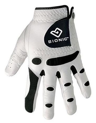 Bionic StableGrip guante de golf para hombre, blanco
