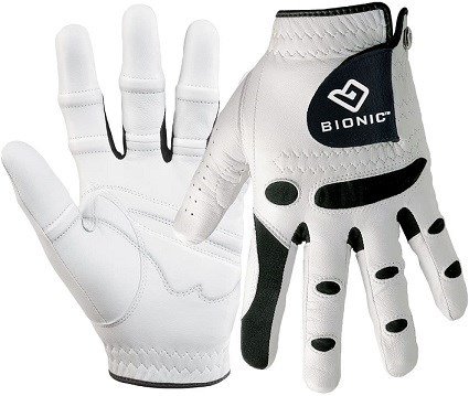 Bionic StableGrip guante de golf para hombre, blanco