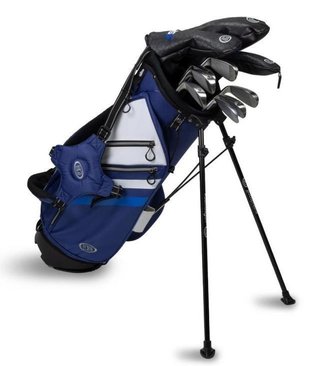 U.S. Kids Golf TS5-57 (145cm) 10-Club set de golf junior, grafito + bolsa de pie, azul marino/blanco