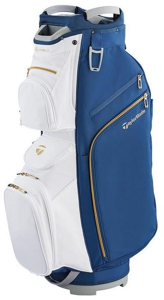 TaylorMade Kalea Gold ladies cart bag 2024, azul marino/blanco
