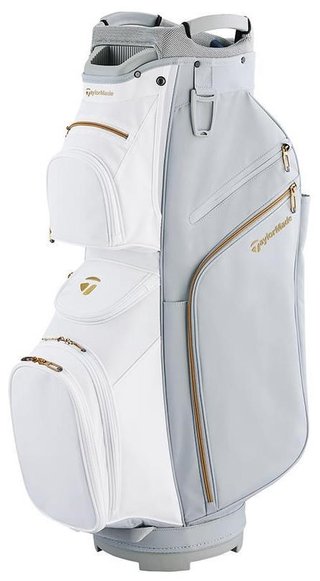 TaylorMade Kalea Gold ladies cart bag 2024, gris/blanco