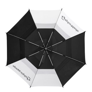 TaylorMade 64" Tour Double Canopy paraguas, negro/blanco