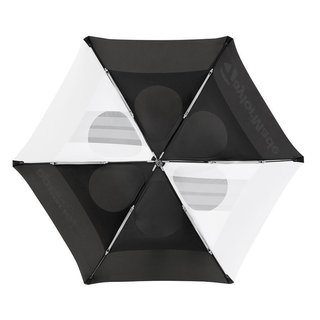 TaylorMade 68" Tour Double Canopy paraguas, negro/blanco