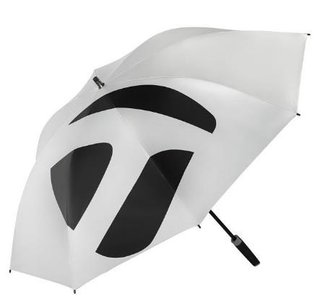 TaylorMade 60" Sunbrella paraguas, plata