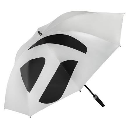 TaylorMade 60" Sunbrella paraguas, plata