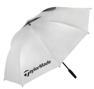 TaylorMade 60" Sunbrella paraguas, plata