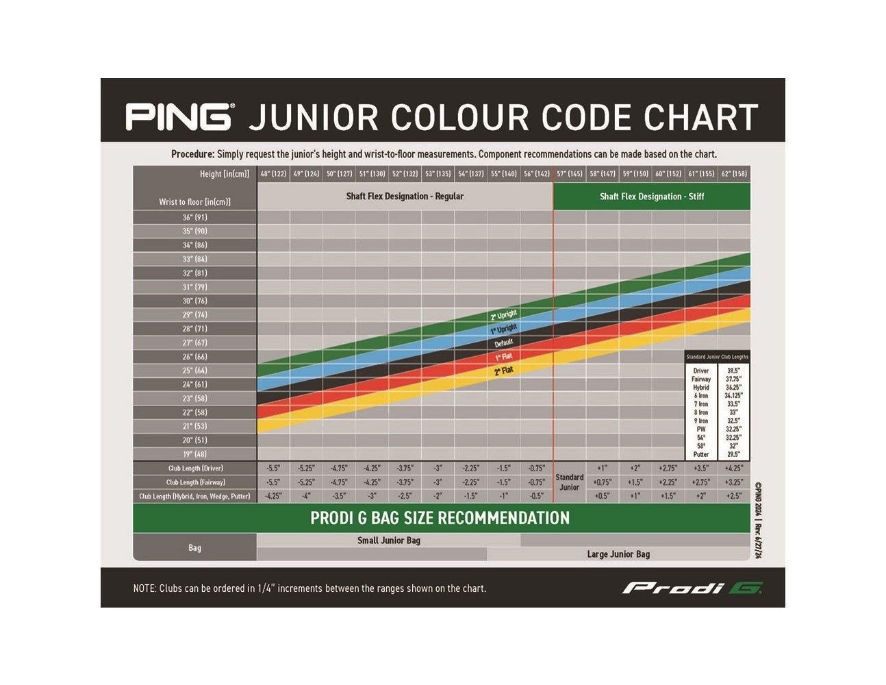 PING Prodi G Tyne H junior putter, acero