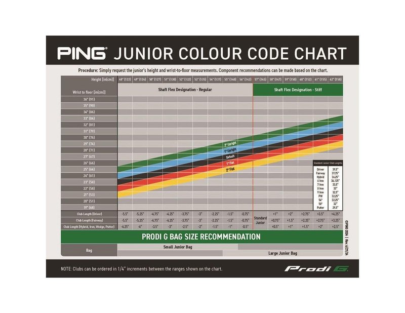 PING Prodi G Tyne H junior putter, acero
