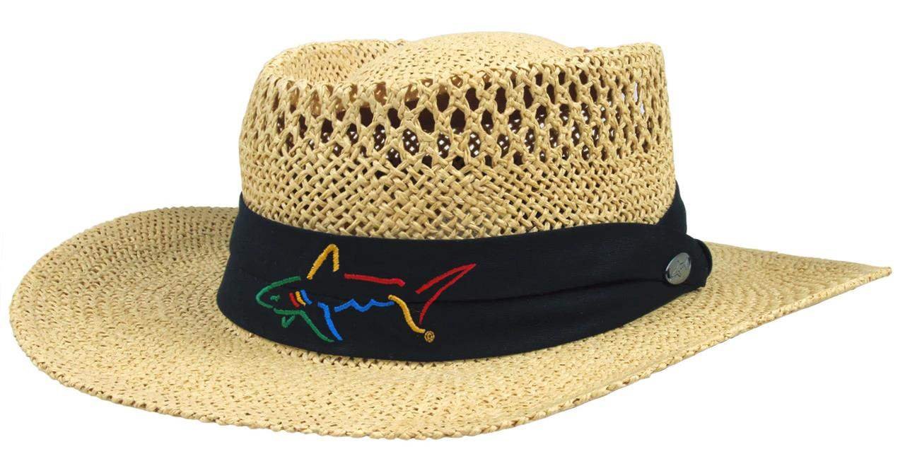 Greg Norman Signature sombrero de paja, natural