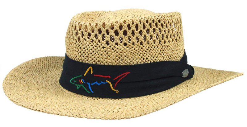 Greg Norman Signature sombrero de paja, natural