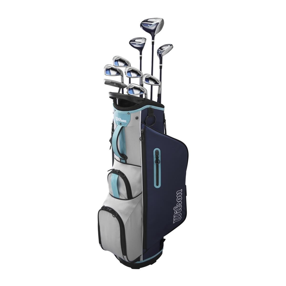 Wilson Ultra HL set de golf para mujer, grafito, con bolsa de carro, navy