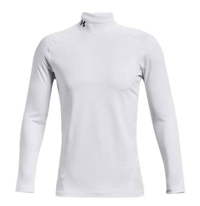 Under Armour CG Armour Fitted Mock camiseta de hombre, blanca