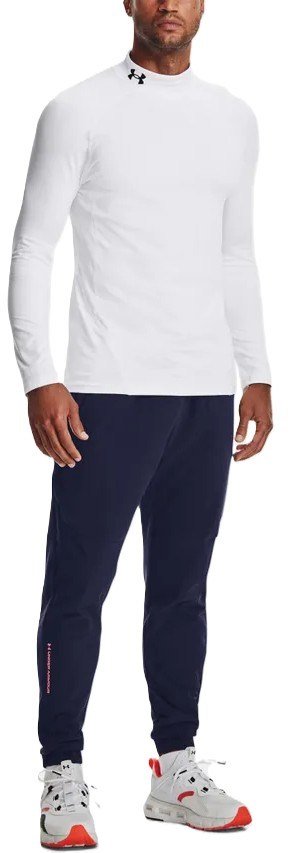 Under Armour CG Armour Fitted Mock camiseta de hombre, blanca