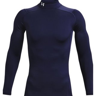 Under Armour ColdGear® Compression Mock top de hombre, azul