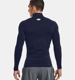 Under Armour ColdGear® Compression Mock top de hombre, azul