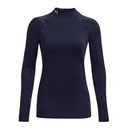 Under Armour Authentics Mockneck camiseta térmica de mujer, azul