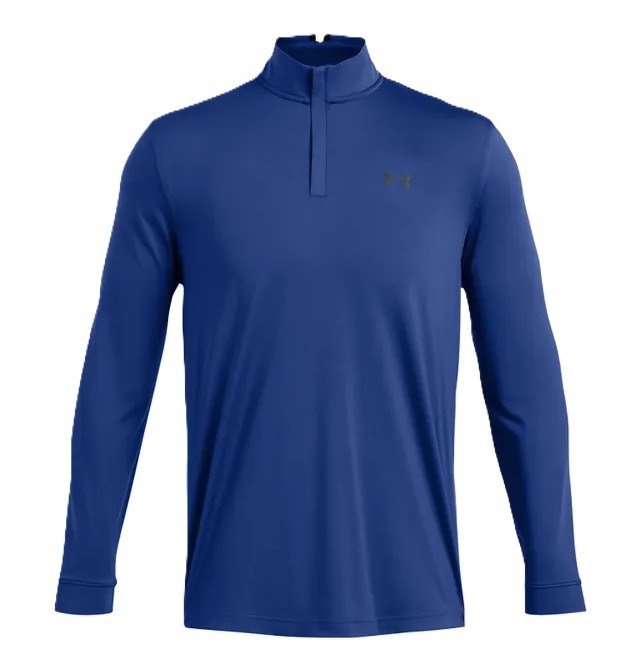 Under Armour Playoff 1/4 Zip sudadera de hombre, tech blue/black