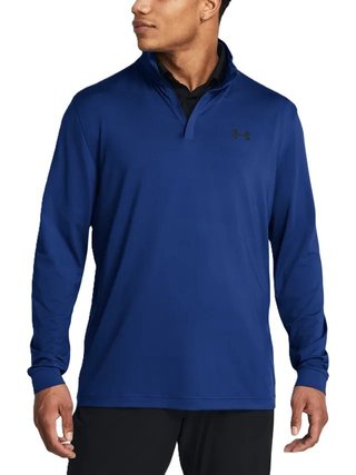 Under Armour Playoff 1/4 Zip sudadera de hombre, tech blue/black