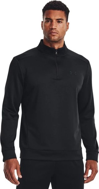 Under Armour Fleece 1/4 Zip sudadera de hombre, negro