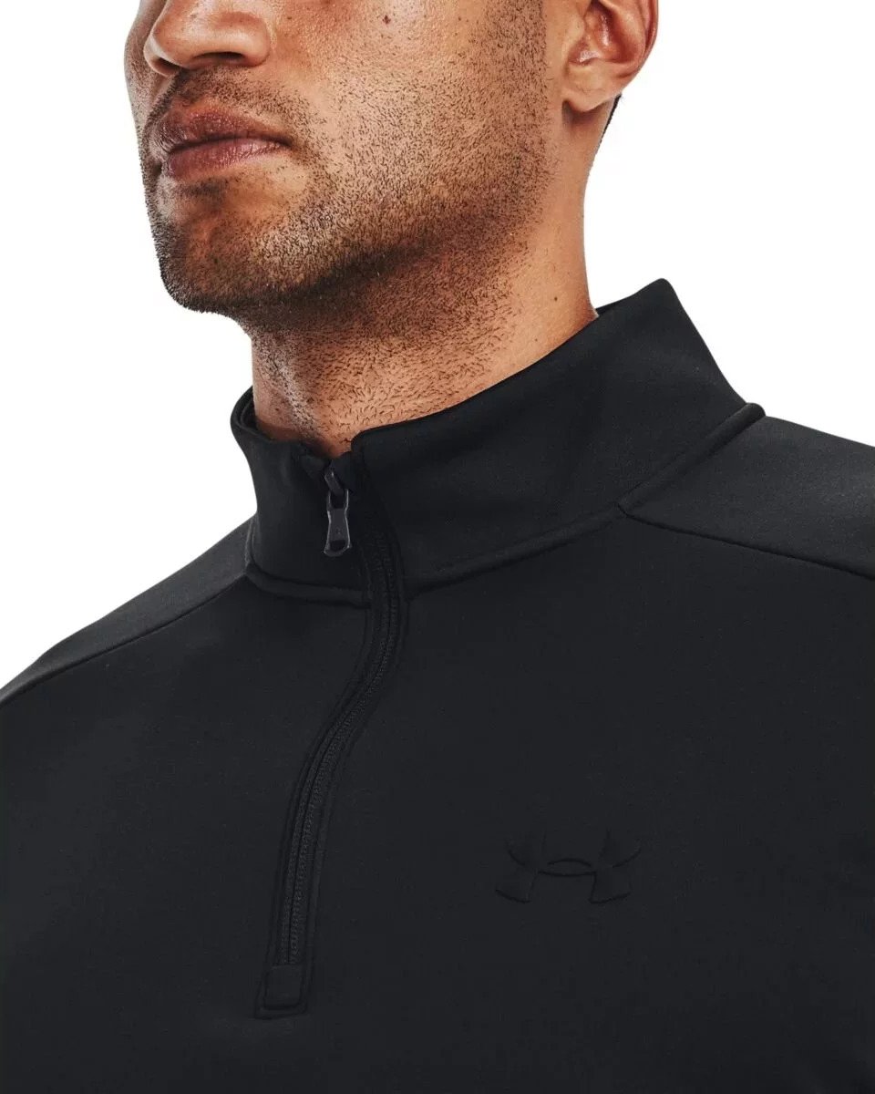 Under Armour Fleece 1/4 Zip sudadera de hombre, negro