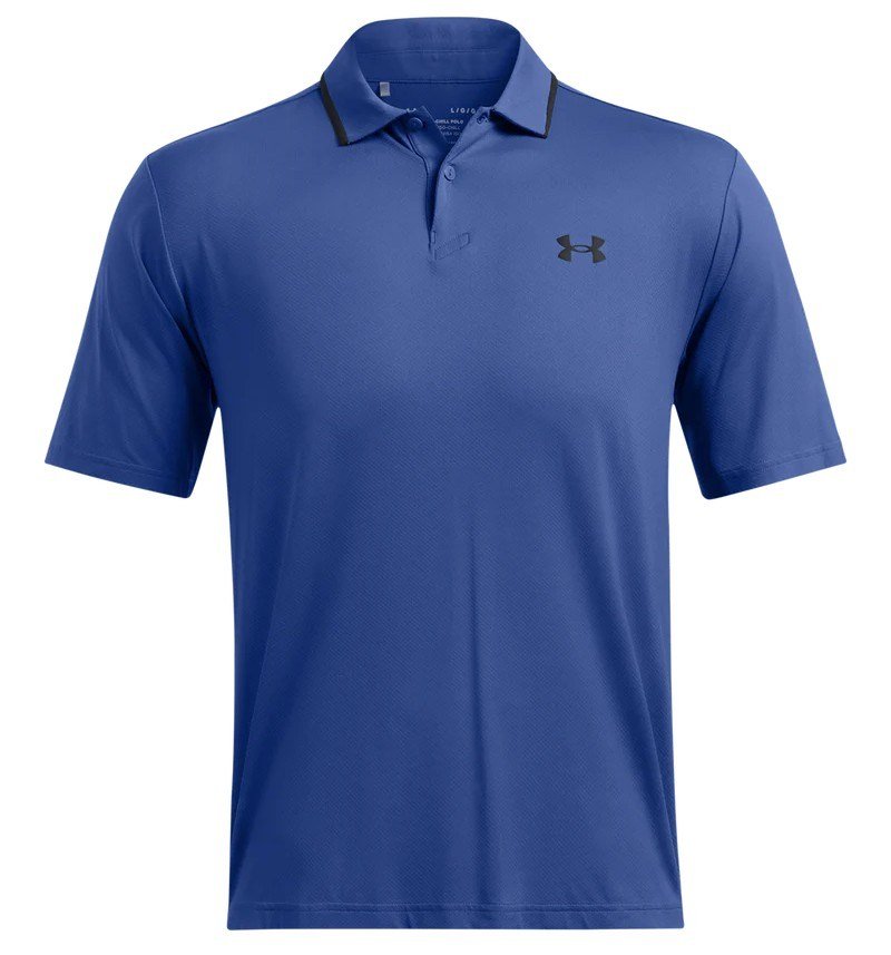 Under Armour Iso-Chill Polo polo de hombre, tech blue/black