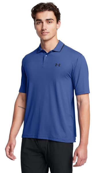 Under Armour Iso-Chill Polo polo de hombre, tech blue/black