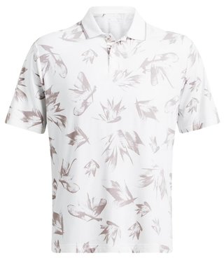Under Armour Iso-Chill Edge polo de hombre, white/tetra gray