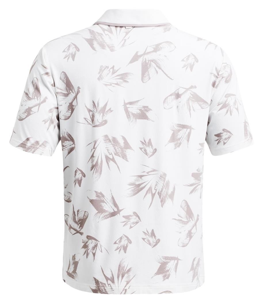 Under Armour Iso-Chill Edge polo de hombre, white/tetra gray
