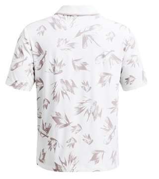 Under Armour Iso-Chill Edge polo de hombre, white/tetra gray