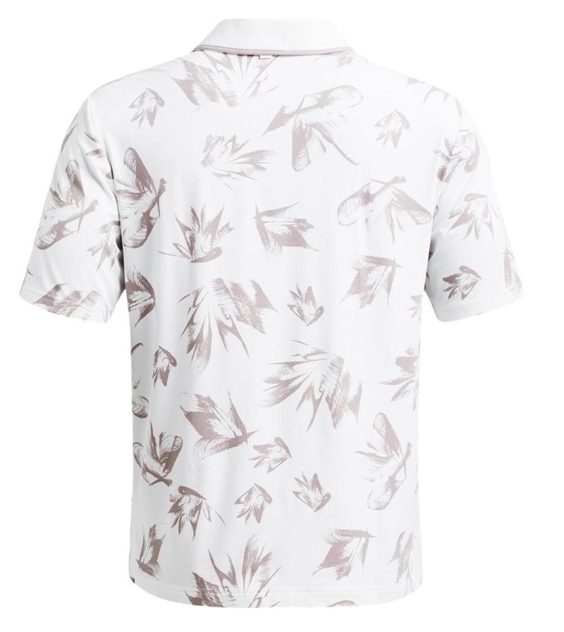 Under Armour Iso-Chill Edge polo de hombre, white/tetra gray