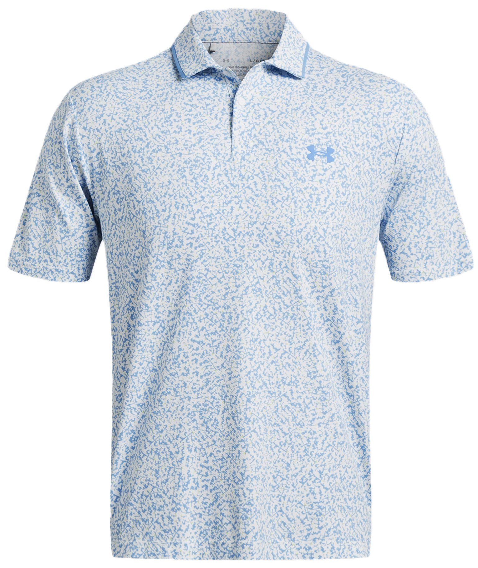 Under Armour Iso-Chill Verge polo de hombre, blanco/azul retro