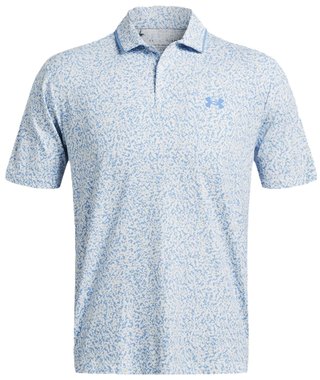 Under Armour Iso-Chill Verge polo de hombre, blanco/azul retro