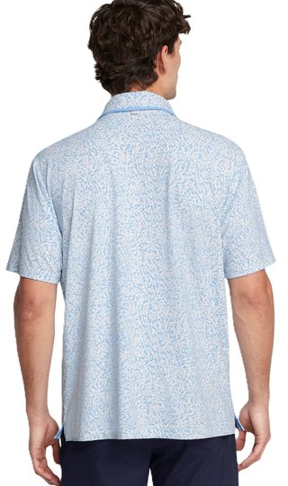 Under Armour Iso-Chill Verge polo de hombre, blanco/azul retro