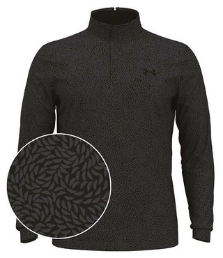 Under Armour Playoff Printed 1/4 Zip sudadera de hombre, negro/castlerock