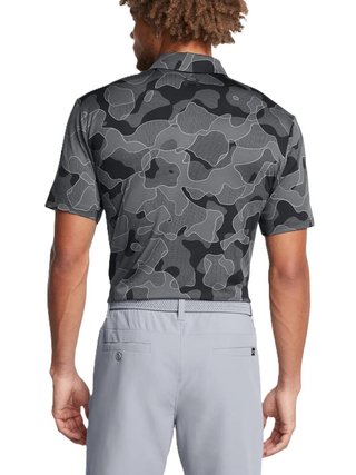 Under Armour Playoff 3.0 Printed polo de hombre, negro